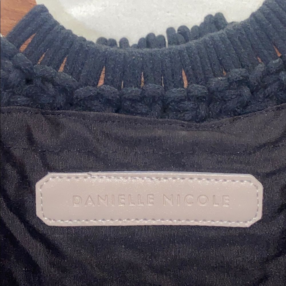 Danielle Nicole Macrame Crossbody Bag With Wooden… - image 7